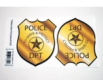 Toy Restore Stickers Fits Diy Little Tikes Cozy Coupe Car Truck Police Badge. Fixed Price $10.99.