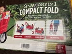 Radio Flyer 3950 Folding Wagon For Kids - With Out Canopy Child Toddler Cart. Fixed Price $73.00.