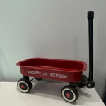 Radio Flyer Red Pull Wagon Toy With Handle Age Level 3-4 Years 12 Long. Fixed Price $29.99.