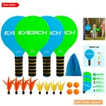 Elegant Wooden Paddle Ball Set - Fun For Ages, Indoor & Outdoor Games. Fixed Price $47.95.