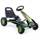 Costway Go Kart 4 Wheel Pedal Powered Kids Ride On Toy W/ Adjustable Seat Green. Fixed Price $238.09.