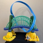 Fisher Price Geotrax Fly-by Bridge Expansion Track & Big Rob Mini Fig Geoair. Fixed Price $24.97.