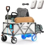 24V Electric Cargo Cart All-terrain Wagon With Batteries Push Pull Variable. Fixed Price $367.99.