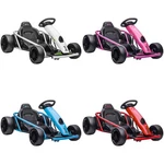 Aosom 24V 8.1 Mph Electric Go Kart With Music, Horn Honking, Slow Start. Fixed Price $279.99.