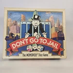 Vintage 1991 Don't Go To Jail Game Monopoly Parker Brothers Complete. Fixed Price $26.99.