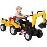 Kid's Ride-on Toy, Pedal Digger Construction Car, Yellow. Fixed Price $104.99.