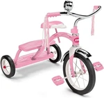 Radio Flyer Tricycle Kids Classic Style Dual Deck W/handlebar Bell-pink. Fixed Price $128.99.