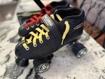 Roller Derby GS3000 Quad Skates Black Mens 8 Model U351. Fixed Price $40.00.