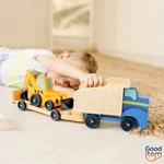 Melissa & Doug Classic Toy Wooden Dump Truck Loader With Construction Pieces. Fixed Price $32.39.
