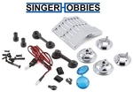 Losi LOS240019 Front Led Lights And Grill Set, Son Uva Digger: Lmt Hh. Fixed Price $23.99.