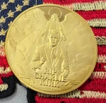 Charlie Kirk Gold Coin Signed Free Speech Trump Memorial America First 47 Jesus. Fixed Price $13.31.