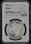 1880-S Morgan Dollar S$1 Ngc MS68. Fixed Price $4593.99.