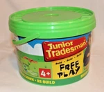 New Junior Tradesman Free Play Building Set Real Clay Bricks Ages 4+. Fixed Price $17.50.