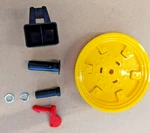 Genuine Peg Perego Parts Kit-hubcap, Dumpbed Pin, Hitch Battery Lock & More. Fixed Price $19.99.