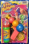 Fun Bubbles Blow Maker Toy Set No. 1506 Age 4+ 1999 Ja-ru *sealed* 90'S. Fixed Price $12.99.