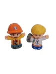 Fisher Price Little People Construction Worker Figure 2016 Blonde Boy Backpack. Fixed Price $7.99.