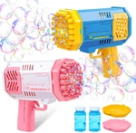 2 Pack Bazooka Bubble Guns Led Rocket Blaster Machine Toys For Kids & Adults Fun. Fixed Price $19.99.