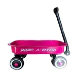 Vntg Toy Radio Flyer Pink 4-WHEEL Pull Wagon With Handle, American Girl Size. Fixed Price $10.00.