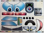 New Authentic Little Tikes Replacement Part Deluxe 2-IN-1 Cozy Roadster Stickers. Fixed Price $34.99.