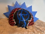 Red And Black Raskullz Mohawk Sport Bike Skate Helmet Children's Small. Fixed Price $14.00.
