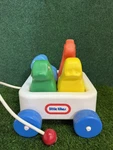 Little Tikes Pull Wagon Toy With 4 Stacking Shape Sorter Animals Toddler. Fixed Price $44.95.