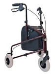 Freedom Lightweight Retractable 3 Wheel Walker With Balloon Tires, Rollator W.... Fixed Price $185.18.