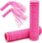 Bike Handle Grips With Tassel Streamers For Girls Boys Kids, Non-slip Bicycl. Fixed Price $11.49.