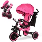 8-IN-1 Foldable Tricycle Stroller Toddlers 18M-5Y Point Seatbelt Pink Kriddo. Fixed Price $179.99.