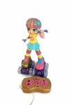 Remote Control Roller Skating Doll Toy Colorful Light Up Wheels Music Kids #G48. Fixed Price $15.00.