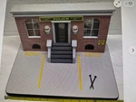 Harley Davidson Mini Police Station Display Set 1996 97898-97V -new Box. Fixed Price $30.00.