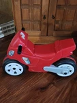 Vintage Little Tikes Step 2 Red Motorcycle Toddler Ride On Toy. Fixed Price $75.00.