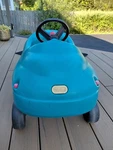 Vintage Little Tikes Push & Ride Coupe Toddler Car 4625 Teal 1980-90S. Fixed Price $89.97.