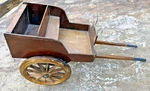 Miniature Antique Wagon, Horse Drawn Cart, Children's Toy, Wooden. Fixed Price $125.00.