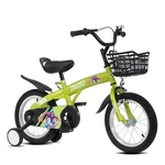 18 Inch Kids Bike With Training Wheels, Adjustable For Boys Girls Ages 5-10. Fixed Price $124.99.