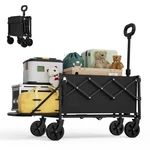 Canpsky Small Collapsible Wagon With Tailgate, Ultra-compact & Folding. Fixed Price $70.34.
