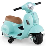 Costway Kids Ride On Motorcycle Licensed Vespa With Led Headlight And Horn Sound. Fixed Price $210.09.