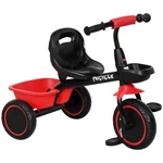 Qaba Tricycle For Kids Age 2-5, Toddler Bike With Adjustable Seat, Red. Fixed Price $62.99.