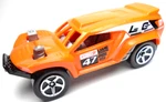 2014 Hot Wheels Land Crusher #47 Orange 1:64 Diecast 7/8" Race Car With White. Fixed Price $11.99.