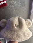 Disney Mickey Mouse Beige Fuzzy Bucket Hat Tokyo Resort. Fixed Price $40.00.