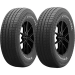 (qty 2) P295/50R15 Milestar Street Steel 105S Sl White Letter Tires. Fixed Price $397.98.