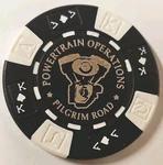 Harley Davidson Power Operations Of Pilgrim Road, Wisconsin Poker Chip New. Fixed Price $8.49.