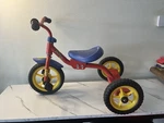 *extremely Rare* Huffy Kids Tricycle Red Blue Yellow Wheels Model 39007 08A. Fixed Price $175.00.