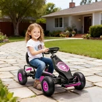 Ergonomic Pedal Kart Kids Ride-on Toy Cart, Pink. Fixed Price $159.99.