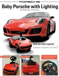 Official Porsche 911 (type 992) Baby Ride-on Car Lava Orange W/ Lights & Horn. Fixed Price $300.00.