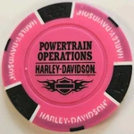 Power Train Operations Harley Davidson Of Menomonee, Wisconsin Poker Chip New. Fixed Price $8.49.