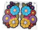 Toy Restore Vintage Black Flowers Stickers Fits STEP2 Little Tikes Kids Cars Tr. Fixed Price $10.99.