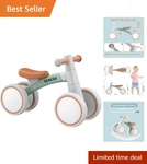 First Birthday Gift: Child-safe Balance Bike With No Pedals & 6.7-INCH Wheels. Fixed Price $52.24.