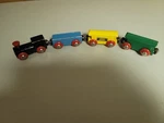 Genuine Brio Wooden Railway Rare Train Vintage 1980S Freight. Fixed Price $29.00.
