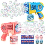 Bubble Machine 2 Pack For Kids, Automatic Light Up Blower With 4 Bottles. Fixed Price $34.94.