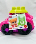 Mega Bloks - 'lil Vehicles Catie Convertible, 6 Piece Toddler Buiding Toy Set. Fixed Price $20.00.